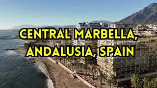 Central Marbella, Andalusia, Spain 4K Drone Footage