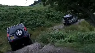 Lowrangers 4x4 at the Pheasant Steps Green Lane in North Wales, L200 , TD5 & Defender TDCi