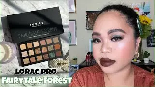 NEW Lorac Pro Palette Fairytale Forest Swatches & Try On Simple Makeup Look