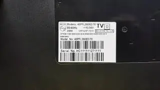 Tv Philips 40PFL3605 Sem imagem