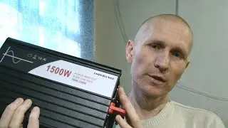 Инвертор 24 220v чистый синус 1500вт, обзор, тест на мощность, внутренности