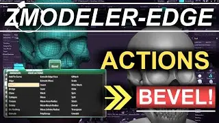 ZBrush - ZModeler Edge(Actions) - 