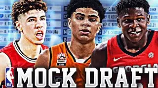 2020 NBA MOCK DRAFT! WHO GOES #1?! ft. (Lamelo Ball, Anthony Edwards)