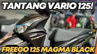 TANTANG VARIO 125! YAMAHA FREEGO 125 2026 MAGMA BLACK
