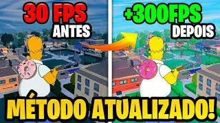 🔥COMO AUMENTAR MUITO o FPS e REDUZIR INPUTLAG no FORTNITE SIMPSONS! RODAR FORTNITE em PC FRACO!