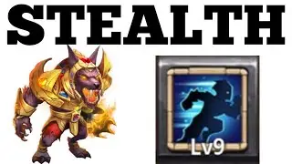 9/9 Stealth | New talent | Anubis = Beast mode | Castle Clash