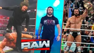 WWE Raw 12 January 2026 Roman Reigns Returns And Seth Rollins Attacks Bron Breakker Today.