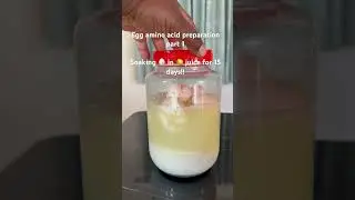 Egg amino acid preparation in prakruthi farm!! #prakruthi #farming #organic #naturalfarming #natural
