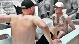 Sascha muss abbrechen! EISBADEN als BESTRAFUNG 😈🥶