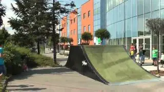 Exhib&iacute;cie na Freestyle BMX v Centro Nitra