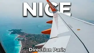 NICE-PARIS 🇫🇷 On the plane from Nice to Paris Roissy-CDG