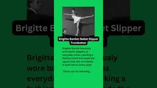 Brigitte Bardot Ballet Slipper Trendsetter