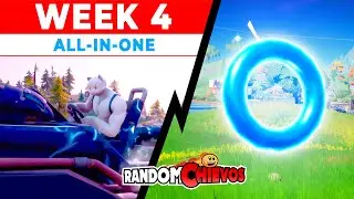 All WEEK 4 Challenges (Floating Rings at Pleasant Park, Motorboat Mayhem, Dance on Camera,...)