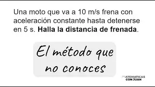 MOVIMIENTO RECTILÍNEO. Hallar la distancia dada velocidad y tiempo.