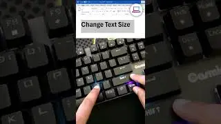 Change the Font Size Instantly with This Keyboard Shortcut on Your PC/Laptop #youtubeshorts #excel