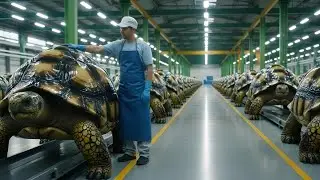 Inside the Turtle Leather Factory &mdash; How Giant Turtle Shells Become Luxury Bag (Full)@NextGenprocess 