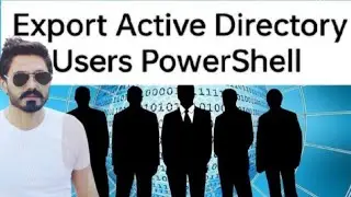 Export Active Directory Users to a text file | PowerShell