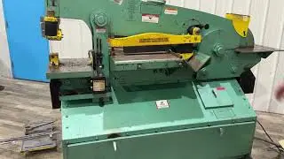 120 TON PIRANHA P120 HYDRAULIC IRONWORKER: STOCK #80681