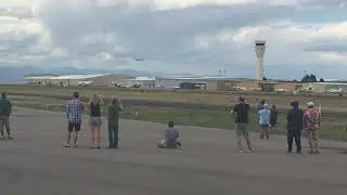B25 fly over