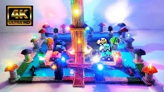 (ASMR) Diy-how to building the best future city with magnetic balls