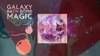 How to make a Galaxy Bath Bomb Magic. Amazing Visuals at the End.