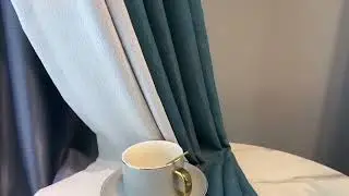 Flame retardant blackout curtains fabrics