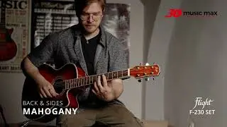 FLIGHT F-230 Acoustic Guitar Set