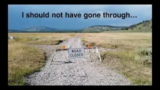 What happens when you ride down a closed road! | Bikepacking the Great Divide Day 3