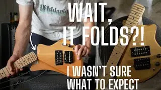 Is This The ULTIMATE Travel Guitar?!  It Folds into a Laptop Bag - The Easy Fold From MAKEEV