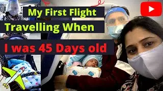 My First Flight Experience | 1 month Baby Travel in Air | Baby Travel Vlog | Aaryansh (Aarya)