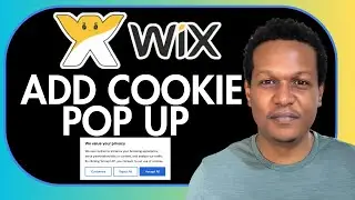 HOW TO ADD COOKIE POP UP IN YOUR WEBSITE WITH WIX, ADD COOKIE CONSENT POP UP BANNER ON WIX