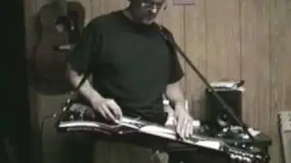 Steve Cunningham - Slow minor blues on Lap Steel / Slide Guitar