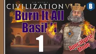 CIVILIZATION 6 - Byzantium (Deity) - BURN IT ALL BASIL II - Part 1 - APOCALYPSE GAME MODE