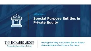 Special Purpose Entities in Private Equity - Recording