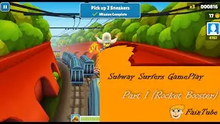 Subway Surfers on PC GamePlay | Part 1 (Rocket Booster)