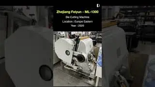 Used Die Cutting Machine for SALE | Zhejiang Feiyun - ML-1300