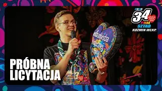 Pr&oacute;bna licytacja WOŚP w Koźminie Wlkp. #wośp