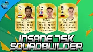 FIFA 16 - Overpowered 75k Sweat Hybrid Squadbuilder! w/ G&ouml;tze, Kishna & Herrmann