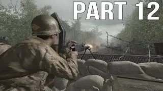 Call of Duty 2 Gameplay Walkthrough Part 12 - USA Campaign - D Day 2/2