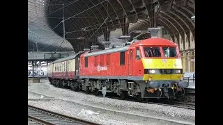 Class 90 Electric Locomotives Compilation