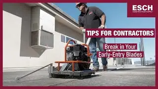 How to Break in your Soff-Cut Early Entry Green Concrete Blades | Esch Construction Supply