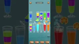 Water color sort level 2673 #androidgameplay #watersortpuzzle #shorts