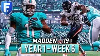 Madden 19 Dolphins Franchise Year 1 - Week 6 vs Bears | Ep.7