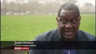 Lauren Moore of BBC London discusses Football Safety App with Emile Heskey.