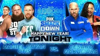 Daniel Bryan & Otis vs Cesaro & Nakamura - WWE Smackdown 01/01/21 Espa&ntilde;ol latino