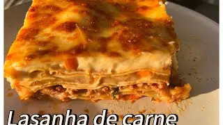 A melhor receita de lasanha  de carne económica , receita simples , rápida prática e cheia de sabor.