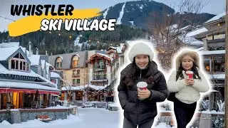 FILIPINAS Reaction! FIRST Time In WHISTLER Ski Village!
