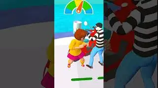 Girl Run 3D: Catch the Thief Levels 34 #games #ytshorts