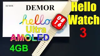 DEMOR Hello Watch 3 4GB AMOLED Smart Watch 49mm IWO Series 8 Smartwatch Fast Processing Speed Review