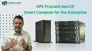 Get HPE Gen12 Proliant Servers: AI-Optimized, Energy Efficient | Partner: Catalyst Data Solutions 🤝